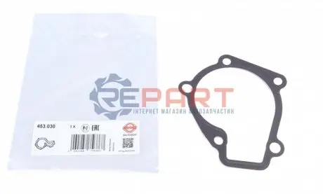 Прокладка насоса охолоджуючої рідини HYUNDAI COUPE II, ELANTRA III, ELANTRA IV, HIGHWAY, I30, LANTRA II, MATRIX, TIBURON, TRAJET, TUCSON KIA CARENS I, CEE'D, CERATO I 1.8/2.0/2.0LPG 11.95-12.12 Elring 453.030 Купити в Україні
