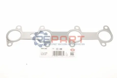 Прокладка випускного колектора ALFA ROMEO 145, 146, 147, 156, 159 FIAT BRAVA, BRAVO I, BRAVO II, CROMA, DOBLO, GRANDE PUNTO, IDEA, MAREA, MULTIPLA, PALIO, PUNTO, SEDICI, STILO 1.9D 03.96 Elring 458360 Купити в Україні