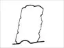 Прокладка кришки клапанів Toyota Corolla/RAV 4 2.0 D 01-05 (к-кт) 458780
