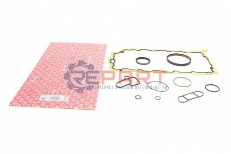Комплект прокладок двигуна (низ) OPEL ASTRA G, OMEGA B, SIGNUM, SINTRA, VECTRA B, VECTRA C, VECTRA C GTS, ZAFIRA A SAAB 9-3, 9-5 2.0D/2.2D 11.96-02.15 Elring 477070 Купити в Україні