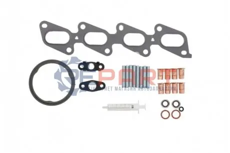 Монтажний комплект турбіни (з прокладками) BUICK ENCORE CHEVROLET AVEO, CRUZE, TRAX OPEL ADAM, ASTRA J, ASTRA J GTC, CASCADA, CORSA D, CORSA E, INSIGNIA A, MERIVA B 1.4/1.4LPG 12.09 Elring 521100 Купити в Україні