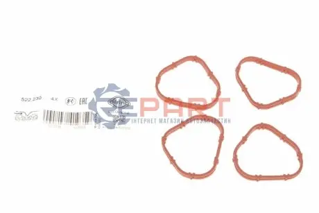 Прокладка колектора впускного Renault Kangoo 1.0/1.2 16V 01- (к-кт 4шт) Elring 522.230 Купити в Україні