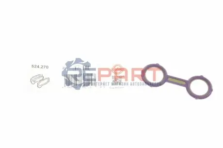 Прокладка радіатора масляного MB Sprinter OM642 3.0CDI (к-кт 2 шт) ELRING 524.270 Купити в Україні