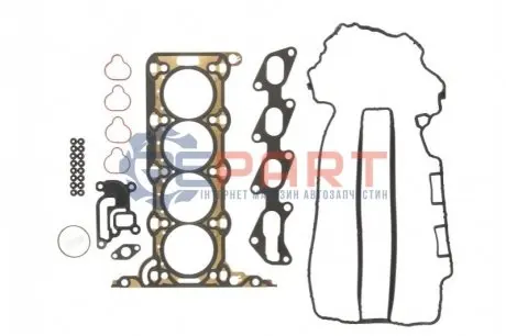 Комплект прокладок двигуна (верх) OPEL AGILA A, ASTRA G, CORSA C 1.2 09.00-12.09 Elring 558870
