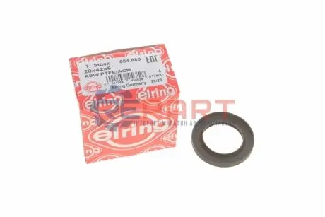 Сальник розподільного валу Renault Kangoo/Megane/Scenic/Laguna 1.5dCi 08- (28x42x6) ELRING 584880 Купити в Україні