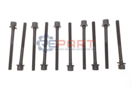 Комплект болтів ГБЦ MERCEDES CITAN (MPV), CITAN/MINIVAN (W415) DACIA DOKKER, DUSTER, LODGY NISSAN JUKE, PULSAR, QASHQAI II RENAULT CAPTUR I, CLIO IV, GRAND SCENIC III 1.2/1.4 02.09 Elring 649.390