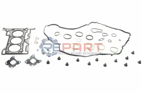 Комплект прокладок двигуна (верх) FORD B-MAX, C-MAX II, ECOSPORT, FIESTA VI, FIESTA VII, FOCUS III, GRAND C-MAX, MONDEO V, PUMA, TOURNEO CONNECT V408 NADWOZIE WIELKO 1.0/1.0H 02.12 Elring 657.110 Купити в Україні