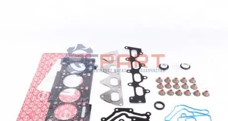 Комплект прокладок двигуна (верх) RENAULT CLIO III, FLUENCE, GRAND SCENIC II, GRAND SCENIC III, LAGUNA II, LAGUNA III, MEGANE, MEGANE II, MEGANE III, MODUS, SCENIC I 1.6/1.6ALK/1.6LPG 09.99 Elring 659250 Купити в Україні