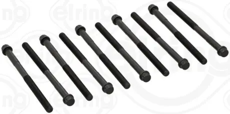 Комплект болтів ГБЦ MINI (R50, R53) TOYOTA AURIS, COROLLA, YARIS, YARIS VERSO 1.4D 09.00-07.14 Elring 728080 Купити в Україні