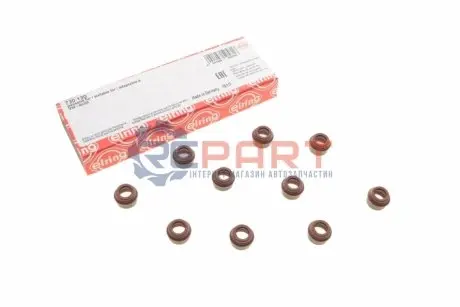 Комплект сальників клапана VOLVO 240, 850, S70, S80 I, V70 I, V70 II AUDI 100 C2, 100 C3, 100 C4, 200 C2, 200 C3, 80 B2, 80 B3, 80 B4, 90 B2, 90 B3, A6 C4, CABRIOLET B3 1.9-2.5D 03.77-05.13 Elring 730130 Купити в Україні