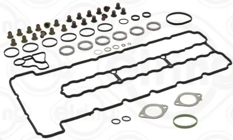 Комплект прокладок двигуна (верх) BMW 3 (E90), 3 (E91), 3 (E92), 3 (E93), 5 (E60), 5 (E61), 5 (F10), 5 (F11), 6 (E63), 6 (E64) 2.5/3.0 09.06-12.13 Elring 740280 Купити в Україні