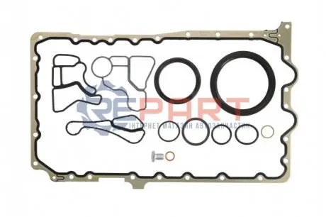 Комплект прокладок двигуна (низ) BMW 3 (F30, F80), 3 (F31), 3 GRAN TURISMO (F34), 4 (F32, F82), 4 (F33, F83), 4 GRAN COUPE (F36), 5 (F10), 5 (F11), X1 (E84), X3 (F25) 1.6/2.0/2.0H 03.11-10.18 Elring 793020 Купити в Україні