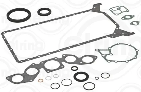 Комплект прокладок двигуна (низ) MERCEDES 124 (C124), 124 T-MODEL (S124), 124 (W124), 190 (W201), G (W460), G (W461) 1.8/2.0/2.3 10.82-07.00 Elring 814504 Купити в Україні