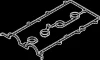 Прокладка кришки клапана FORD USA PROBE II MAZDA 626 IV, MX-6 1.8/2.0 08.91-03.98 Elring (864040) зображення 2