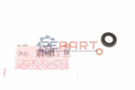 (EN) Oversize injector seal kit (товщина 2,3мм) VOLVO C30, S40 II, S80 II, V50, V70 III FORD C-MAX, FIESTA V, FIESTA VI, FOCUS C-MAX, FOCUS II, FUSION, MONDEO IV 1.6D/12.7D/2.0D 10.03 Elring 871.430 Купити в Україні