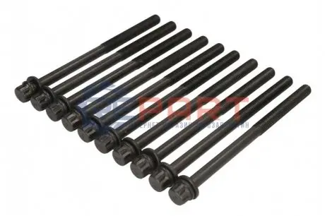 Комплект болтів ГБЦ CHEVROLET CAPTIVA, CRUZE, EPICA, LACETTI, NUBIRA HYUNDAI ELANTRA III, HIGHWAY, I30, SANTA FÉ I, SANTA FÉ II, TRAJET, TUCSON KIA CARENS I, CARENS III 1.4/2.0D/2.2D 03.01 Elring 912370 Купити в Україні