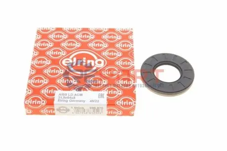 Ущільнювальне кільце вала, фланець картера автоматичної КП ELRING 996.870 Купити в Україні