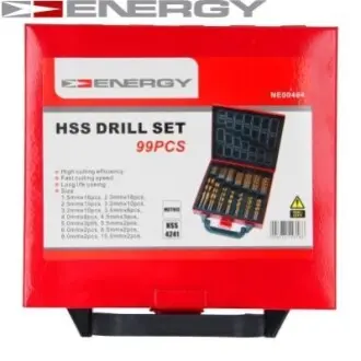 Комплект сверл по металу ENERGY NE00464