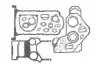 Комплект прокладок двигуна (низ) AHLMANN AVT1330 BOBCAT 963, 963G CASE IH 11 CATERPILLAR 312D2, 416 C, 420 D, 420E, 428 C, 430 E, 434 E, 438 C, BG225C, CP323C, CP533, CS433E, PF290B, PF300C ENGITECH (ENT000195) зображення 1