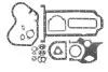 Комплект прокладок двигуна (низ) PERKINS A4.318 A4.318.2, MASSEY FERGUSON 180, 195, 1004, 1080, 1080 S-4RM, 1085, 25, 29, 298 FR, 298 UK, 525, 595, 595 MK II, 5010 TD, 698, 698 T ENGITECH (ENT000197) зображення 1
