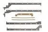 Прокладка масляного піддону PERKINS AD4.203, MASSEY FERGUSON 155, 165 FR, 165 UK, 260, 560, MF 65 MARK II, 6000, 765 ENGITECH (ENT020333) зображення 1
