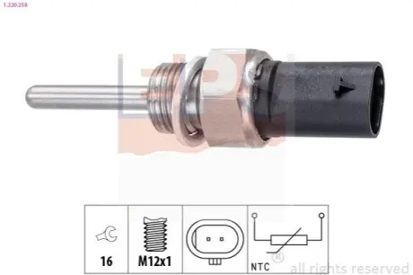 Лямбда зонд EPS 1.220.258 Купити в Україні