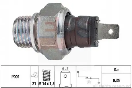 Гідравлічний вимикач EPS 1.800.006 Купити в Україні