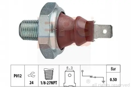 Датчик давления масла Lanos, Aveo,Lacetti EPS 1.800.069 Купить в Украине