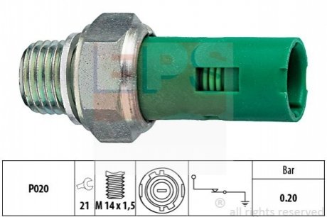 Датчик тиску оливи EPS 1800131 (фото 1)