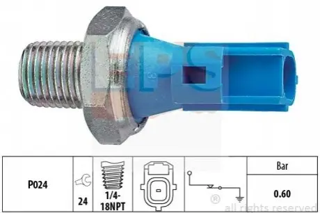 Датчик тиску оливи Ford Transit 2.4D 00 EPS 1800147 Купити в Україні