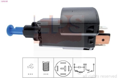 Датчик стоп-сигналу Opel Vectra B 1.6-2.6 95-03 EPS 1.810.181