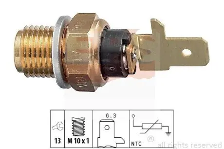 Датчик, температура оливи EPS 1.830.154 Купити в Україні
