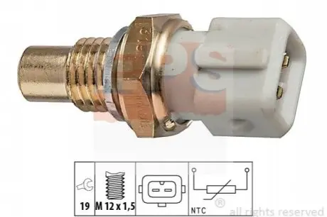 Датчик, температура охолоджувальної рідини EPS 1830191 Купити в Україні