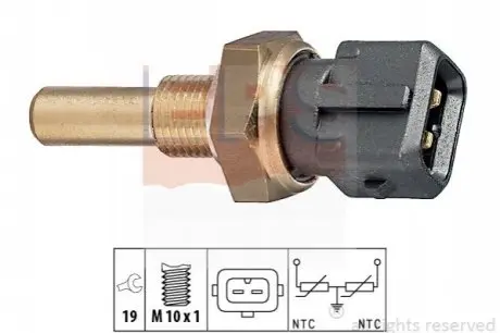 Датчик, температура охолоджувальної рідини EPS 1.830.229 Купити в Україні