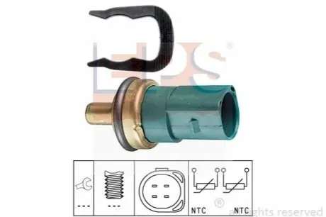 Датчик, температура охолоджувальної рідини EPS 1830258 Купити в Україні