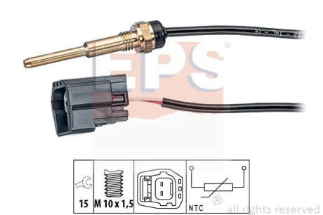 Датчик температуры охлаждающей жидкости Citroen Jumper 2.2HDi 06-/Ford Focus 1.8/2.0 99-04/Transit 2.2TDCi 06- EPS 1830289
