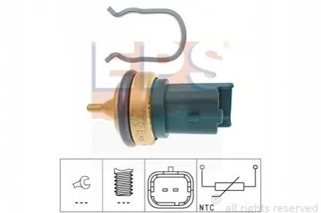 Датчик, температура охолоджувальної рідини EPS 1830347 Купити в Україні
