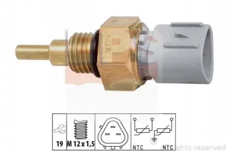 Датчик, температура охолоджувальної рідини EPS 1830368 Купити в Україні