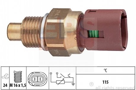 RENAULT датчик температури води TRAFIC 89- EPS 1.830.540
