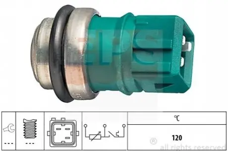 Датчик, температура охолоджувальної рідини EPS 1.830.550 Купити в Україні