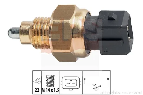 Датчик зад.хода PSA Berlingo/Jumpy/Fiat Scudo/206/306/405/406/Expert/Partner EPS 1.860.108