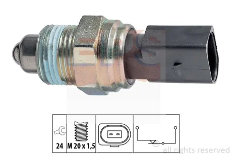 Датчик заднего хода Audi A3 1.6-1.8/ VW Golf IV 1.4-2.8/ Skoda Octavia 1.6-1.8 EPS 1860205