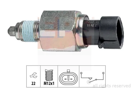 Датчик заднего хода Audi A1, A2, A3, Q3, TT /Ford Galaxy /VW Bora, Caddy III, Golf IV,V,VI, Jetta IV, Passat, Polo, T5 EPS 1860215
