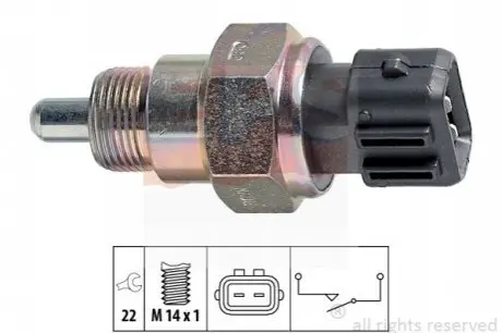 Датчик зад.хода Seat Arosa,Skoda Fabia,Felicia,Octavia,VW Lu EPS 1.860.216 Купить в Украине