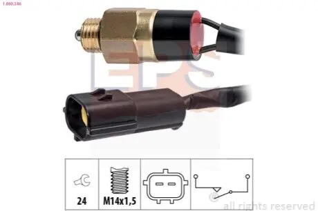 Датчик заднього ходу Hyundai Tucson 18-20/i30 16- /Kia Ceed 1.4 18-/Sportage 1.6 15-22 EPS 1.860.346 Купити в Україні