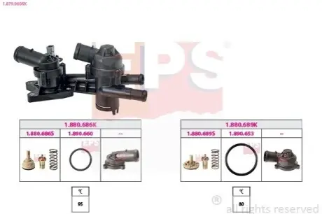 Термостат VW-AUDI 1.4 TSI 05- EPS 1.879.960KK Купить в Украине