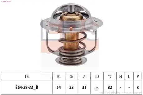 Термостат, охолоджувальна рідина EPS 1.880.462S Купити в Україні