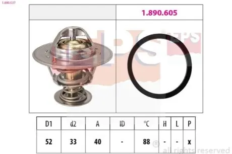 Термостат, охлаждающая жидкость EPS 1.880.537