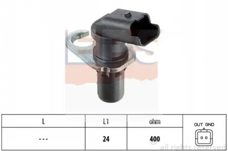 Датчик положения коленвала Citroen C8,JumpyPeugeot 806,Expert 2.0-2.2HDI 08.99- Fiat Scudo 2.0-2.2JTD 10.99- EPS 1953258 Купить в Украине
