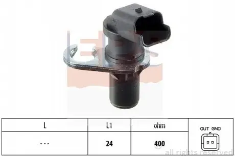 Датчик положення колінвалу Citroen Berlingo 1.9D/2.0HDi 98 EPS 1.953.303 Купити в Україні